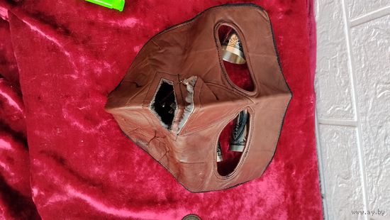 РЕДКОСТЬ  МАСКА ЛЁТЧИКА РККА КОЖА МЕХ КРОТА 30 - ГОДЫ ЛЮКС .  Распродажа Коллекции !!! . Экспресс  Аукцион  не с рубля без МПЦ и прочего 3 ДНЯ  .Много лотов в продаже .
