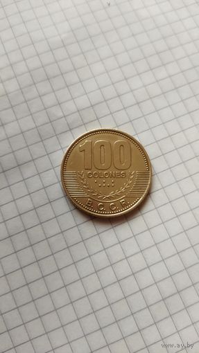 100 колон 2007 г. Коста-Рика.