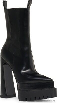 Versace Pointed Toe Platform Chelsea Boot кожаные полусапоги размер US6,5/EU36,5