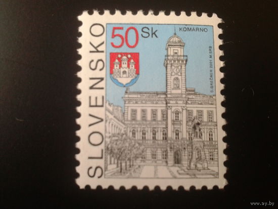 Словакия 2001 герб г. Комарно