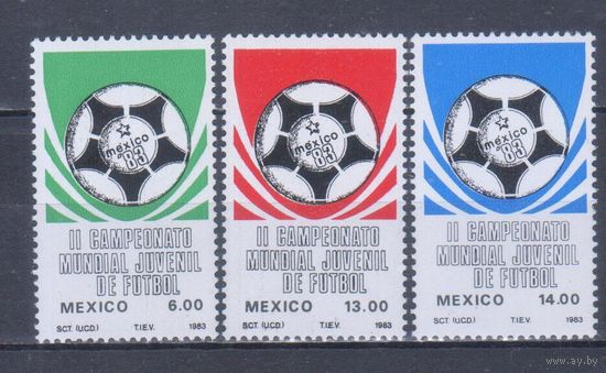 [482] Мексика 1983. Спорт.Футбол.Чемпионат мира. СЕРИЯ MNH.
