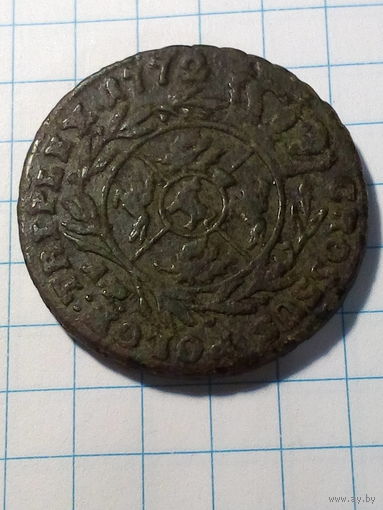 3 гроша ВКЛ и Речь Посполитая 1772 год...л...