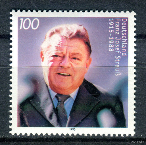 Германия - 1995г. - Франц Йозеф Штраус, немецкий политик - полная серия, MNH [Mi 1818] - 1 марка