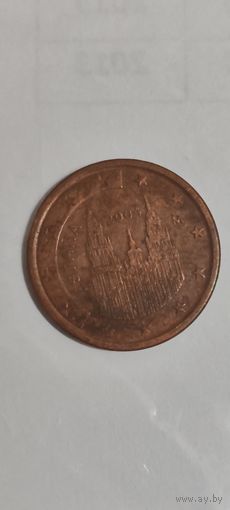 Испания 5 евроцентов 2004