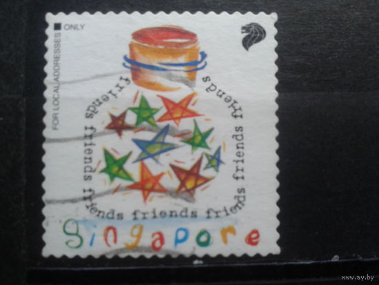 Сингапур, 1997. Бутылка со звездами