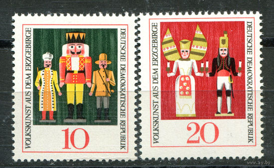 ГДР - 1967г. - Народное искусство - полная серия, MNH [Mi 1333-1334] - 2 марки