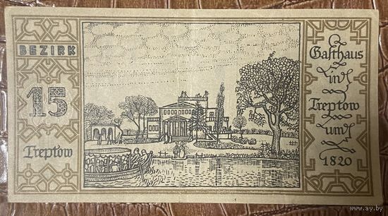 Нотгельд 50 пфеннигов 1921 год. Берлин. Веймарская республика