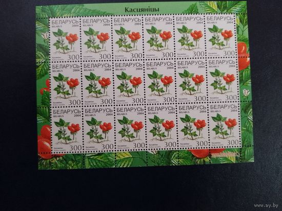 Стандарт 2004. Ягоды. 300. Костяника. Малый лист