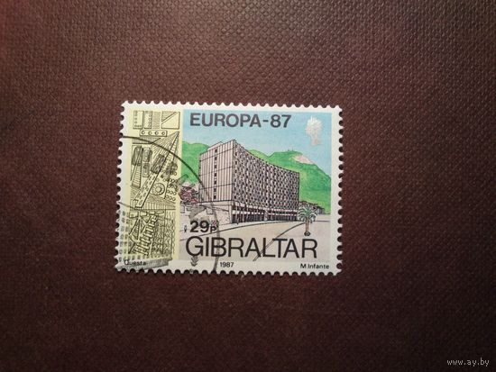 Гибралтар 1987 г.Европа (C.E.P.T.) 1987 - Современная архитектура./33а/