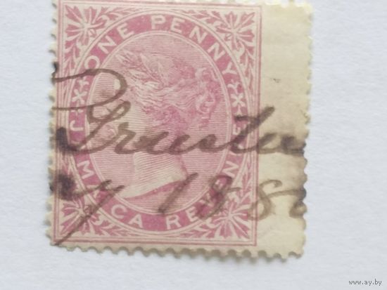Ямайка  1887  доходная марка