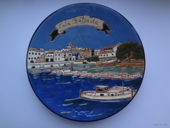 Тарелка настенная Кала Ратьяда (о. Майорка).