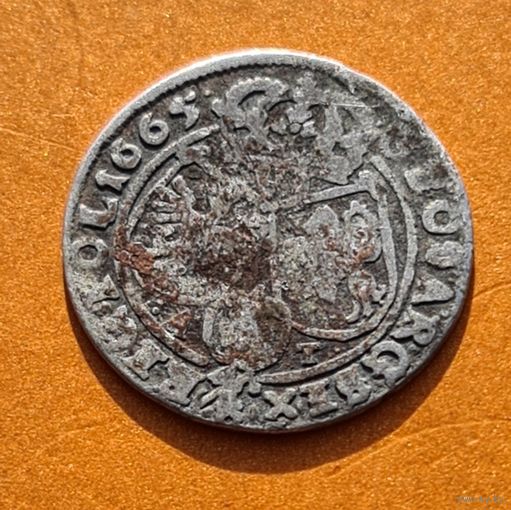6 грош 1665 год
