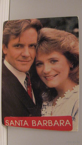 Карманный календарик. Санта-Барбара. 1996 год
