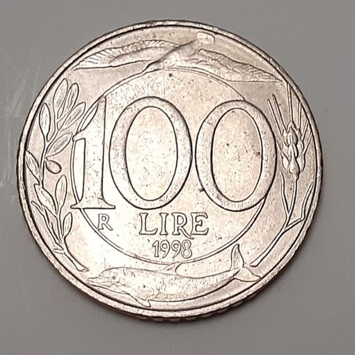 Италия 100 лир, 1998 (15-8-18)