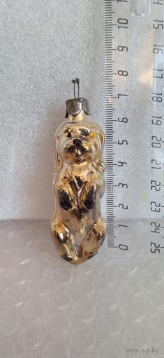 Ёлочная игрушка. Собачка. 19-14