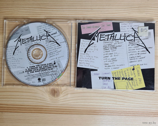 Metallica - Turn The Page (CD, Australia, 1998, лицензия)
