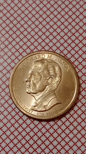 США 1 доллар 2016 Р 37 президент Никсон