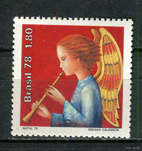 Бразилия - 1978 - Рождество 1.80Cr - [Mi.1689] - 1 марка. MNH.  (Лот 5HM)-T2P5