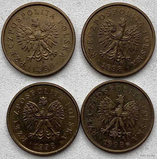 Польша 2 гроша 1998 г. Цена за 1 шт.