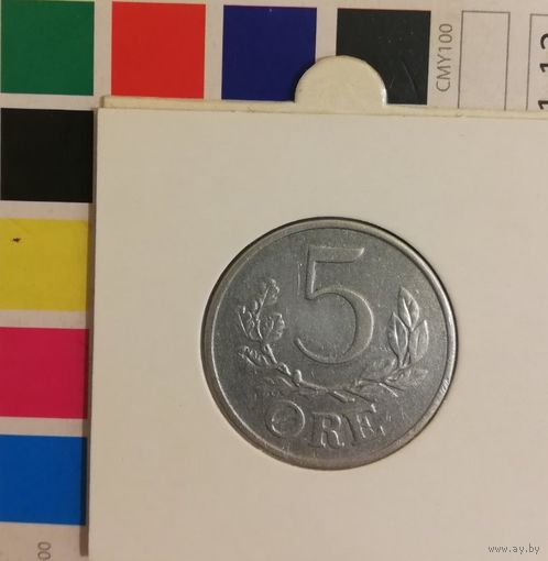Дания 5 эре 1941 в холдере