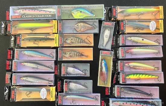 Воблеры Rapala - 12 шт
