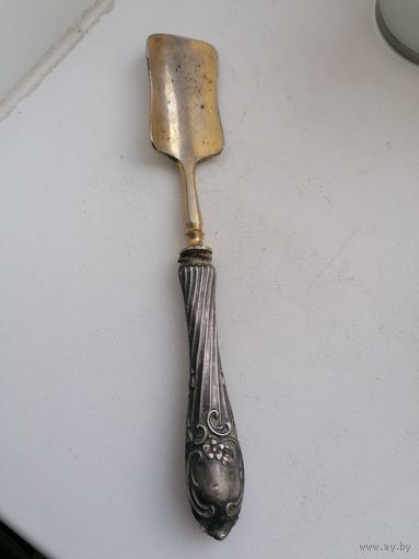 Совок для сахара, ручка серебро 84 Пр царизм, редкий предмет, торги с Рубля