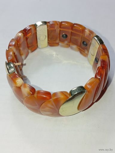 Браслет под янтарь .