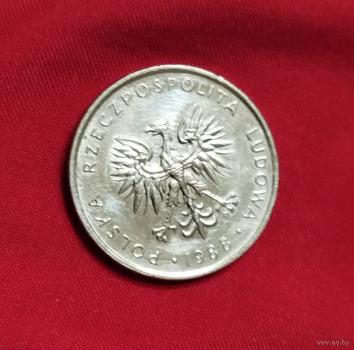 Польша 10 злотых, 1988
