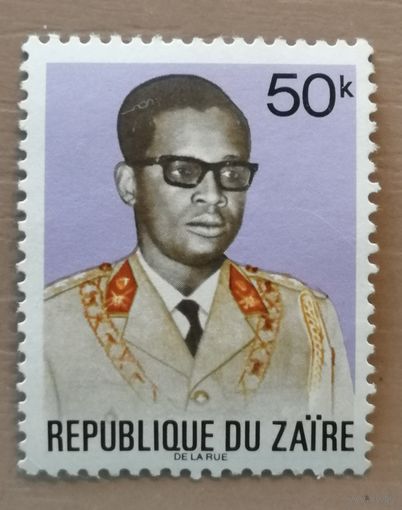 Марка Заир, Конго, Жозеф Мобуту, 1973 г.