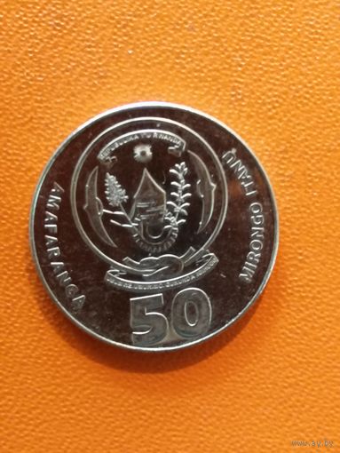 Руанда 50 франков, 2011 год, KM# 36