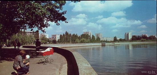 1981 год Брест Набережная реки Мухавец
