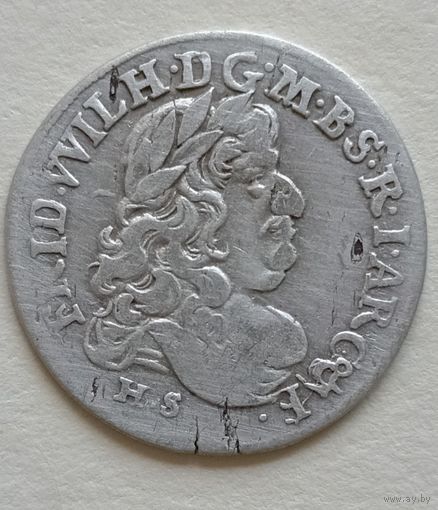 6 грошей, 1684 H.S., Фридрих Вильгельм I 1640 - 1688 гг