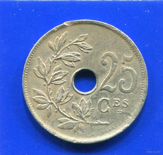 Бельгия 25 сантимов 1923 BELGIQUE