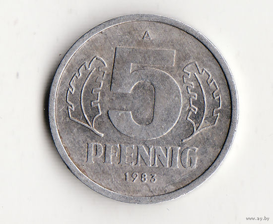 5 пфенниг 1983 год
