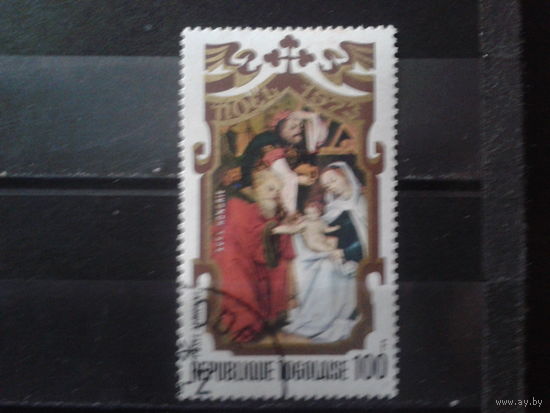 Того 1973 Рождество, живопись концевая