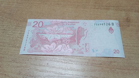 20 песо Аргентины **6526