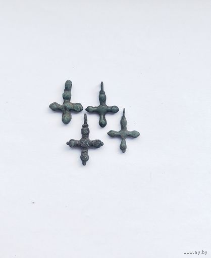 Шароконечные крестики период Киевской Руси.