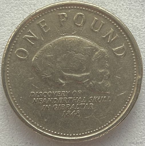 Гибралтар 1 фунт 2009 г.