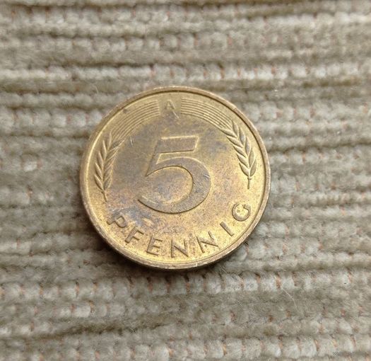 Werty71 Германия ФРГ 5 пфеннигов 1992 A