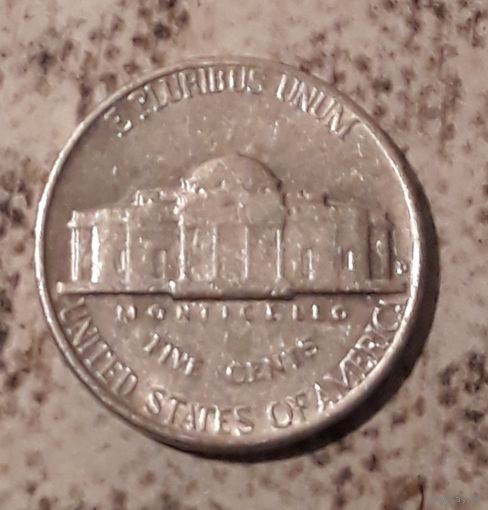 5 центов  1957 D США Джеферсон