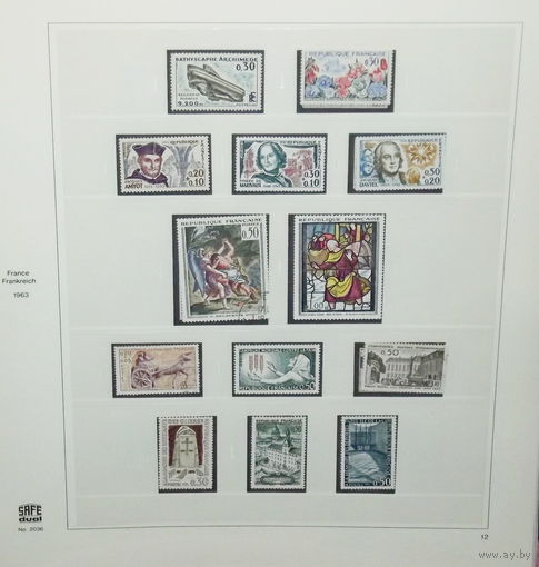ФРАНЦИЯ.Хронология.РАСПРОДАЖА АЛЬБОМА ПОСТРАНИЧНО !Могут встречаться аккуратные наклейки! СОСТОЯНИЕ НА ФОТО !
