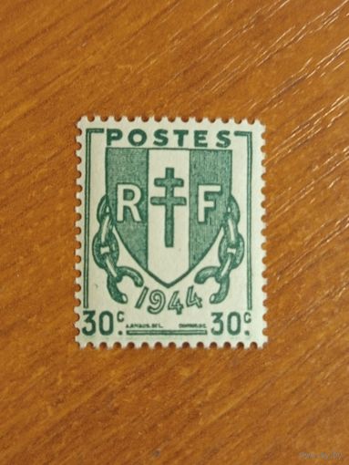 1944 Франция чистая клей MNH** герб (5-2)