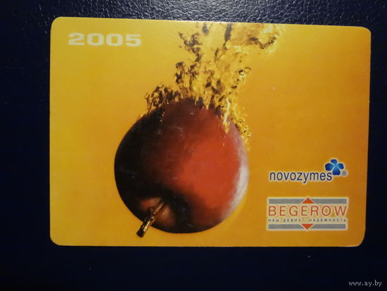 Календарик 2005 г.  Begerow.  Наш девиз - надежность.