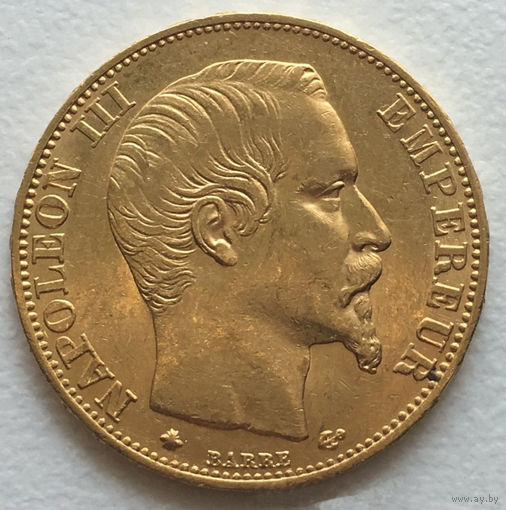 20 франков 1859 Франция Наполеон 3