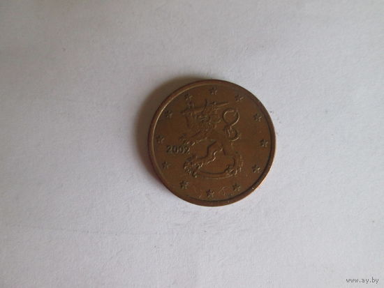 5 евроцентов.Финляндия.2002г.