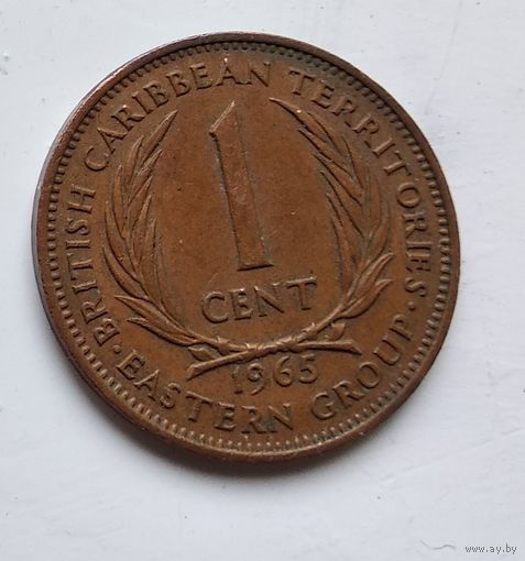 Восточные Карибы 1 цент, 1965 4-8-12