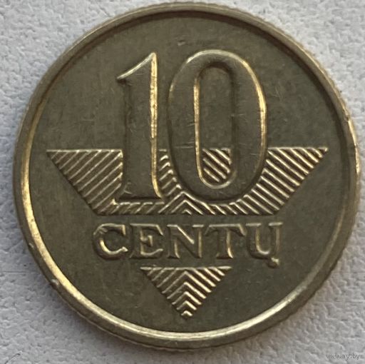 Литва 10 центов 2007 г.