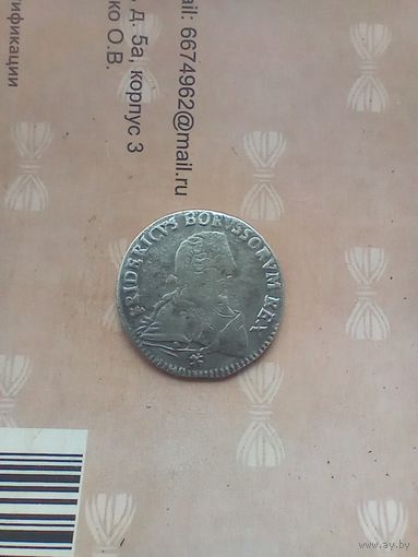 6 грошей 1752 года не частая