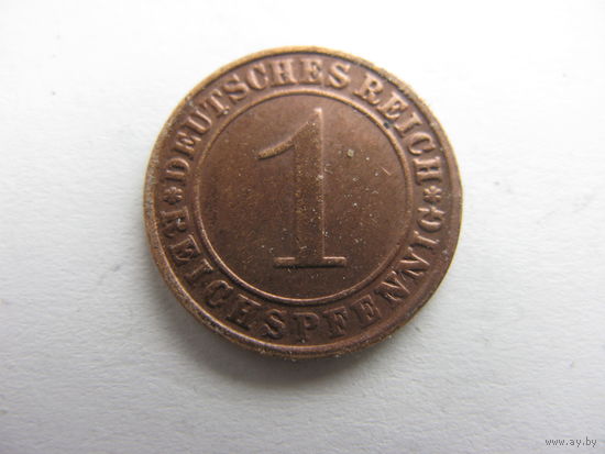 1 пфенниг 1935  F