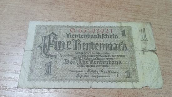 1 марка 1937 года Германии 65103021